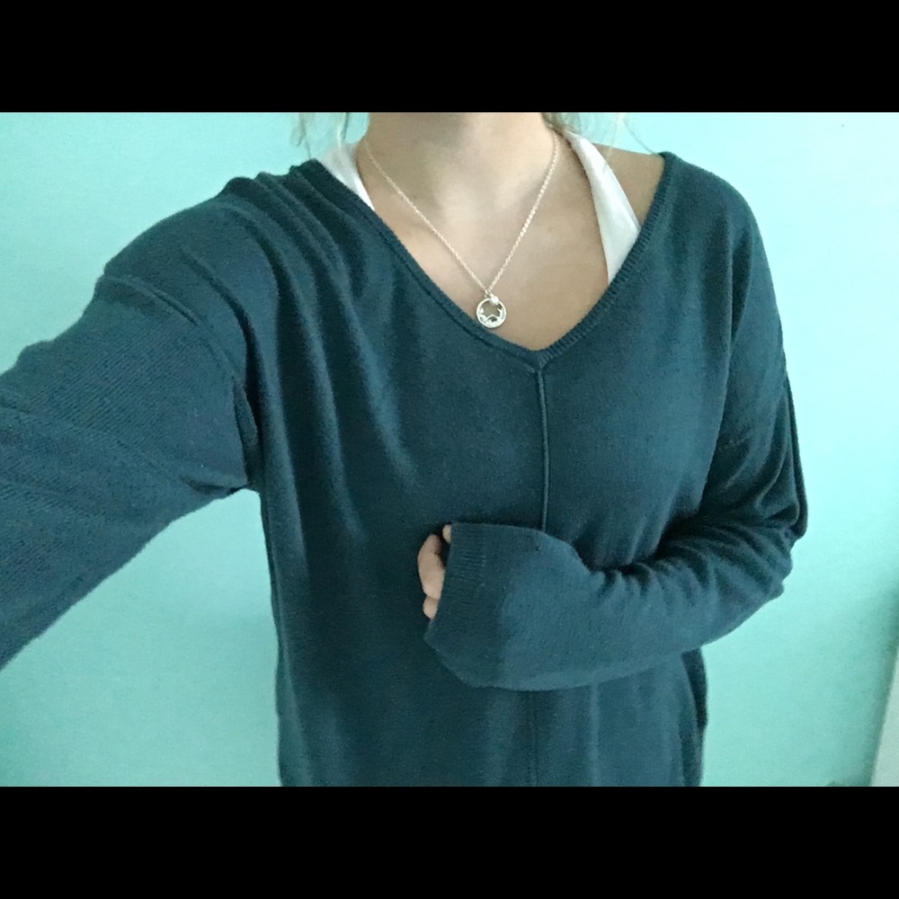 Green sweater